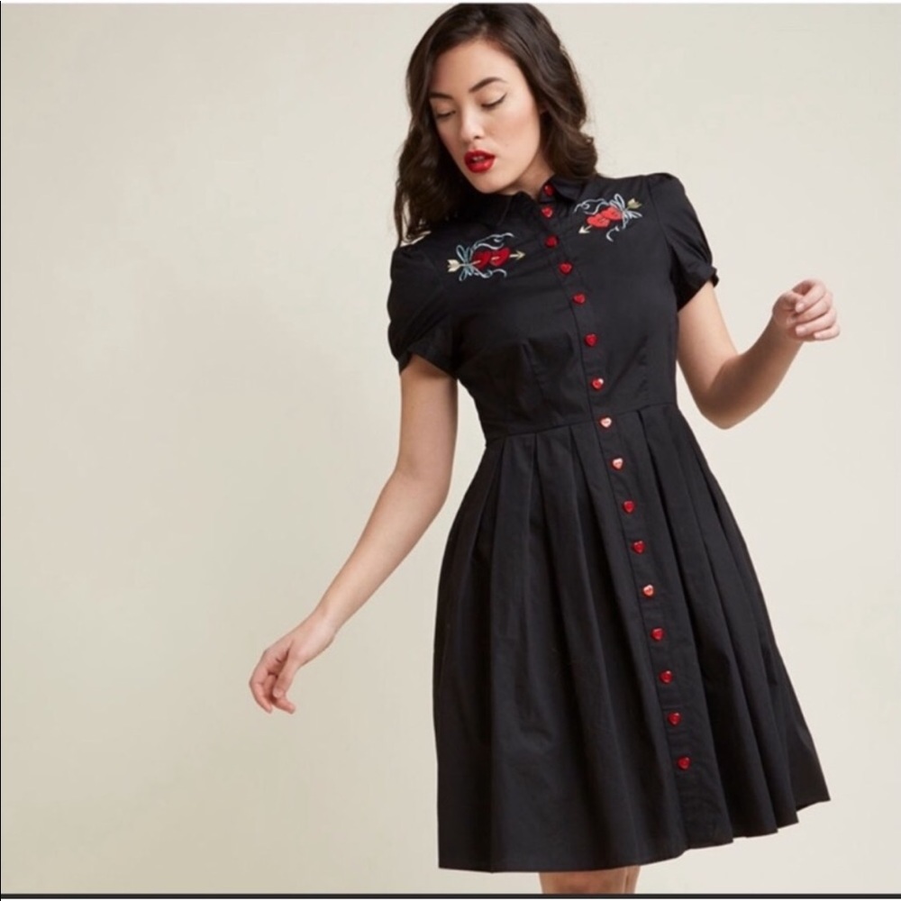 Size large HellBunny❤️Amora Dress pinup